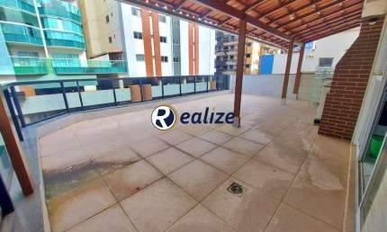Cobertura Linear composto por 2 quartos, na quadra do mar e área goumet privativa à venda na Praia do Morro, Guarapari-ES - Realize Negócios Imobiliários.