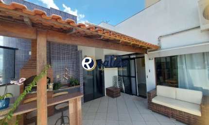 Cobertura composta por 3 quartos + dependência de empregada á venda no Centro, Guarapari-ES - Realize Negócios Imobiliários.
