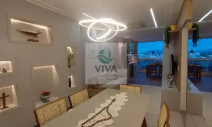 Apartamento finamente mobiliado com 3 quartos à venda na praia do morro em guarapari-es - realize negócios imobiliários.