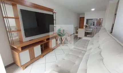Apartamento com área de lazer completa á venda na praia do morro, guarapari-es
