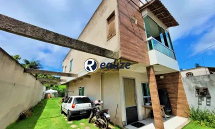 Casa duplex composta por 3 quartos á venda em santa rosa, guarapari-es