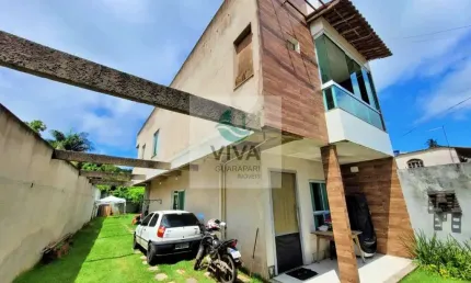 Casa duplex composta por 3 quartos á venda em santa rosa, guarapari-es