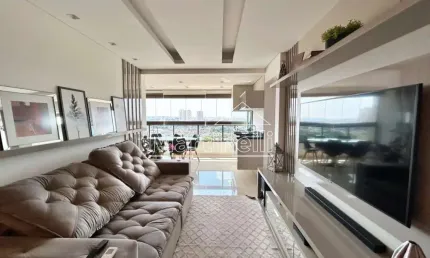 Apartamento de Alto Padrão com 100m² de área útil para venda e locação no Condomínio Domaine Botanique, próximo ao Parque Carlos Raya - Bairro Jardim Irajá, Ribeirão Preto/SP.