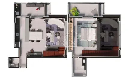 Loft à venda no edifício icon smart home, próximo ao ribeirão shopping - ribeirão preto/sp.