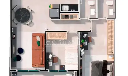 Apartamento à venda no Edifício Ribeirânia Garden Smart Garden, próximo à Unaep - Ribeirão Preto/SP