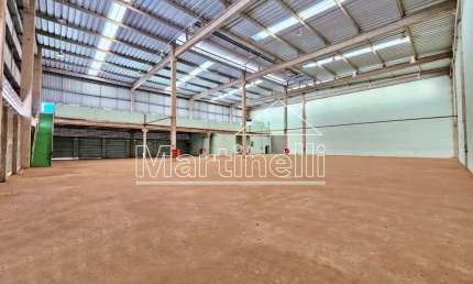 Galpão comercial para locação no Bairro Parque Industrial Avelino Alves Palma, próximo a Rodovia Anhanguera - Ribeirão Preto/SP.