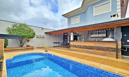 Sobrado à venda no Condomínio Nova Aliança Residencial, próximo ao Ribeirão Shopping - Ribeirão Preto/SP.