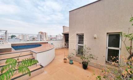 Cobertura de 182m² de área útil para venda e locação no Condomínio Spazzio Dell` Arte, próximo à Avenida Treze de Maio - Bairro Jardim Paulista, Ribeirão Preto/SP.