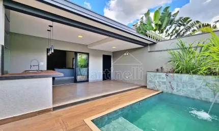 Casa térrea à venda no Condomínio Alto do Castelo Residencial I, próximo ao Outlet Santa Maria - Ribeirão Preto/SP.