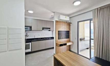 Flat mobilado à venda no Edifício Fiúsa One, próximo à Avenida Presidente Vargas - Ribeirão Preto/SP.