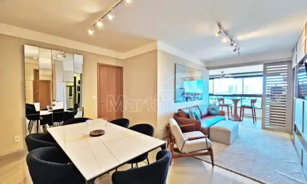 Apartamento à venda no condomínio domaine botanique, próximo a rua chile - ribeirão preto/sp.