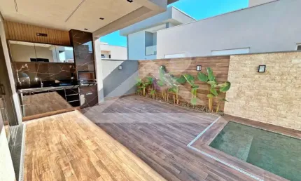 Casa térrea à venda no Condomínio Vivendas da Mata, próximo ao Shopping Iguatemi - Ribeirão Preto/SP.