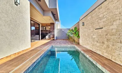Casa térrea à venda no condomínio vivendas da mata, próximo ao shopping iguatemi - ribeirão preto/sp.
