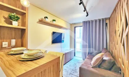 Flat para locação no Edifício Monte Carmel, próximo ao Parque Carlos Raya - Ribeirão Preto/SP.
