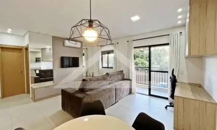 Apartamento mobiliado para venda e locação no condomínio varanda botânico, próximo ao parque carlos raya - ribeirão preto/sp.