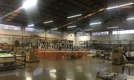 Galpão comercial para venda e locação no Bairro Distrito Indústrial Adib Rassi, à trezentos metros da Rodovia Anhanguera - Jardinópolis/SP.