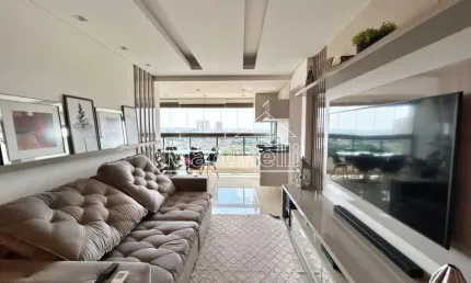 Apartamento de Alto Padrão com 100m² de área útil para venda e locação no Condomínio Domaine Botanique, próximo ao Parque Carlos Raya - Bairro Jardim Irajá, Ribeirão Preto/SP.
