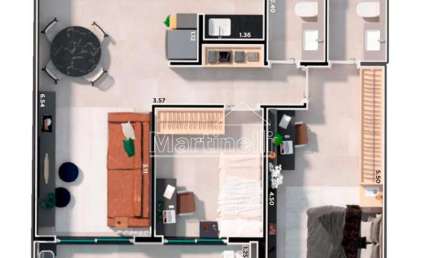 Apartamento à venda no Edifício Ribeirânia Garden Smart Garden, próximo à Unaep - Ribeirão Preto/SP