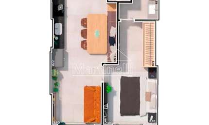 Apartamento à venda no Edifício Ribeirânia Garden Smart Garden, próximo à Unaep - Ribeirão Preto/SP