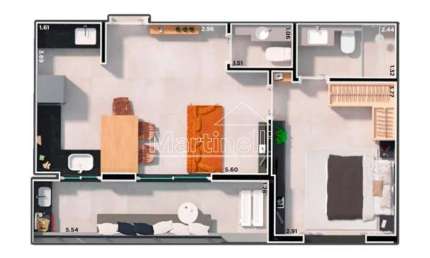 Apartamento à venda no Edifício Ribeirânia Garden Smart Garden, próximo à Unaep - Ribeirão Preto/SP