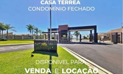 Casa térrea à venda no Condomínio Alto Vale, próximo a Fazenda Santa Maria - Cravinhos/SP.