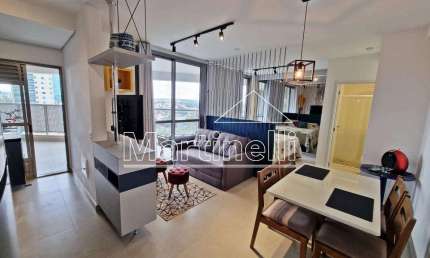 Apartamento mobiliado de 59m² para venda e locação, próximo ao Ribeirão Shopping - Ribeirão Preto/SP.