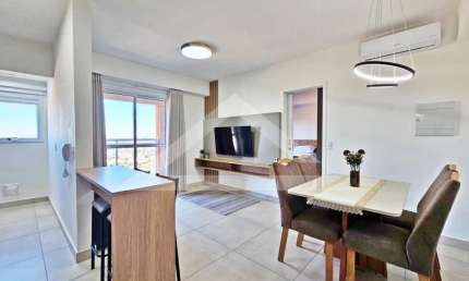 Apartamento mobiliado para locação no Condomínio Apogeo, próximo ao Ribeirão Shopping - Ribeirão Preto/SP.