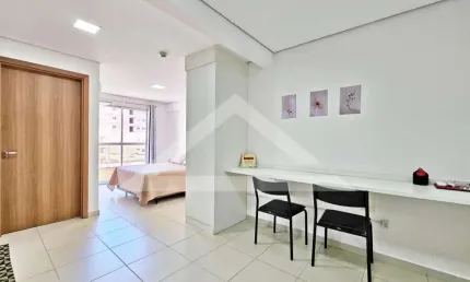 Flat para locação no edifício monte santo, próximo a verace pizzaria - ribeirão preto/sp.