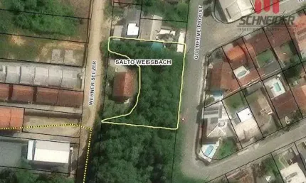 Terreno à venda no bairro salto weissbach em blumenau/sc