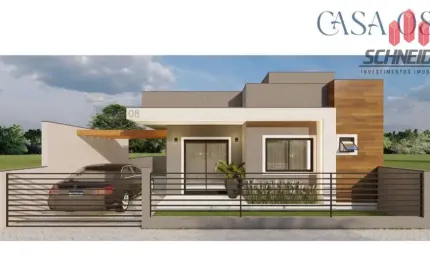 Casa com 2 dormitórios à venda no bairro Padre Martinho Stein em Timbó/SC