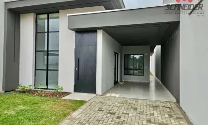 Casa com 3 dormitórios à venda no bairro nações em timbó/sc