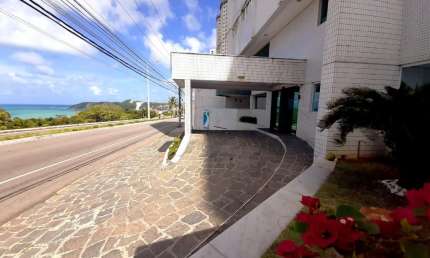 Lindo Apartamento Flat Mobiliado com vista frente mar