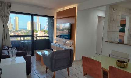 Lindo Apartamento 2/4 Suíte Vista Mar No Residencial Therramare
