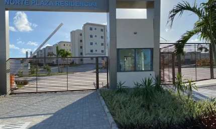 Oferta!! Apartamento 2/4 com Varanda Sombra No Cond. Norte Plaza