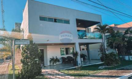 Casa Alto Padrão, Energia Solar 5/4 04 Suites no Cond. Jardim Atlântico