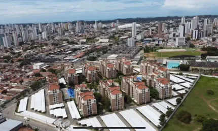 Apartamento 2/4 Suíte Mobiliado no Melhor condomínio clube de Lagoa Nova