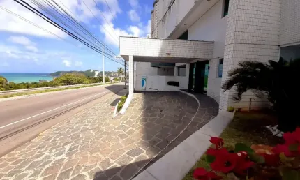 Lindo Apartamento Flat Mobiliado com vista frente mar
