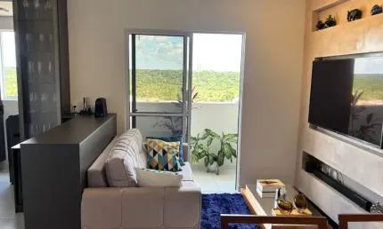 Lindo apartamento 2/4 suíte varanda - residencial jardins