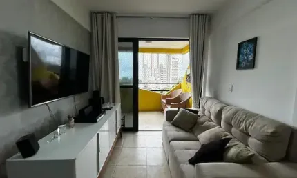 Lindo apartamento mobiliado com vista mar em ponta negra
