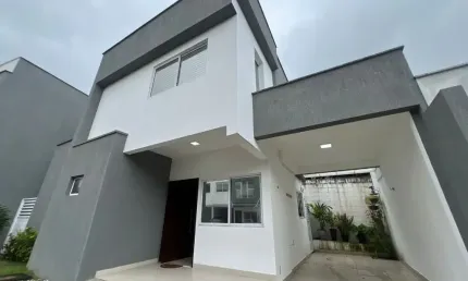 Linda casa 3/4 sendo 02 suites para locação no cond. camilo de lellis