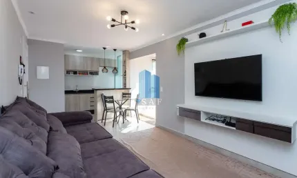 Apartamento com 3 quartos à venda na Rua Antônio de Andrade, 781, Maria Antonieta, Pinhais, 68 m2 por R$ 350.000