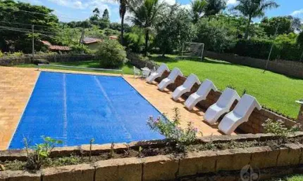 BELÍSSIMA CHÁCARA À VENDA NO CAFEZAL VI, EM ITUPEVA - A/C 500 m², TE 1.760 m², Mobiliada, 06 suítes c/ closet e ar, lazer completo. Estuda permuta.