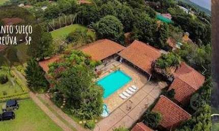 POUSADA À VENDA OU LOCAÇÃO EM CABREÚVA SP - A/C 2.700,00 m² TE 10.080,00 m² - Em meio a natureza, dividida em 02 finalidades: Pousada ; Hospedagem e Alojamentos, salão de reunião p/ 250 pessoas. Grand