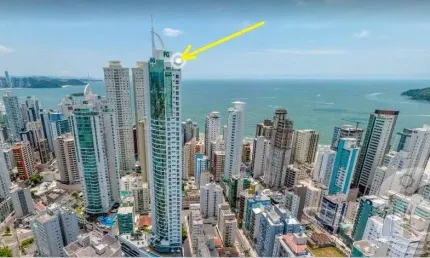 Apartamento de alto padrão no magnifique tower com vista mar