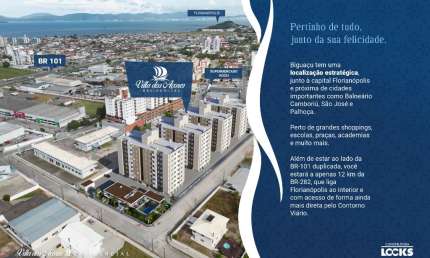 Apartamento à venda na Rua Simão Ludwig, Rio Caveiras, Biguaçu