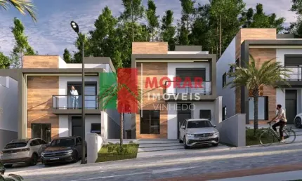 Casa em condomínio fechado com 3 quartos à venda na Rua Três Marias, 100, Bosque, Vinhedo, 137 m2 por R$ 1.080.000