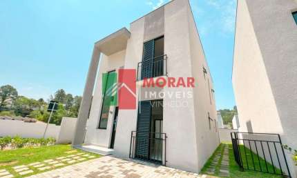 Casa em condomínio fechado com 3 quartos para alugar na Rua dos Servidores Públicos, 520, Sao Joaquim, Vinhedo, 145 m2 por R$ 7.100