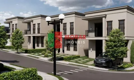 Casa em condomínio fechado com 3 quartos à venda na Avenida João Páffaro, 200, Pinheirinho, Vinhedo, 150 m2 por R$ 1.042.500