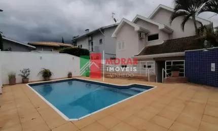 Casa em condomínio fechado com 3 quartos para alugar na parque das emas, 86, bosque, vinhedo, 192 m2 por r$ 10.000