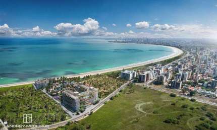 Flat com 1 dormitório à venda, 29 m² por R$ 550.000,00 - Ponta de Campina - Cabedelo/PB